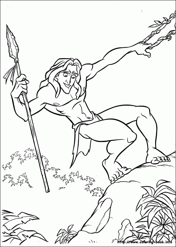 Tarzan kolorowanki
